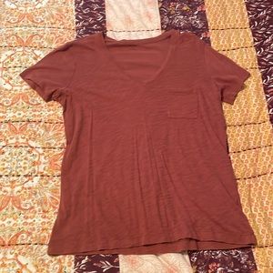 madewell basic v-neck tee